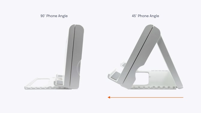 Adjusting the Angle of the GemLightbox Pro Phone Stand Clamp