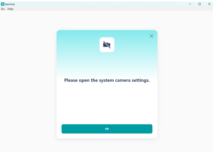 Open System Camera Setting